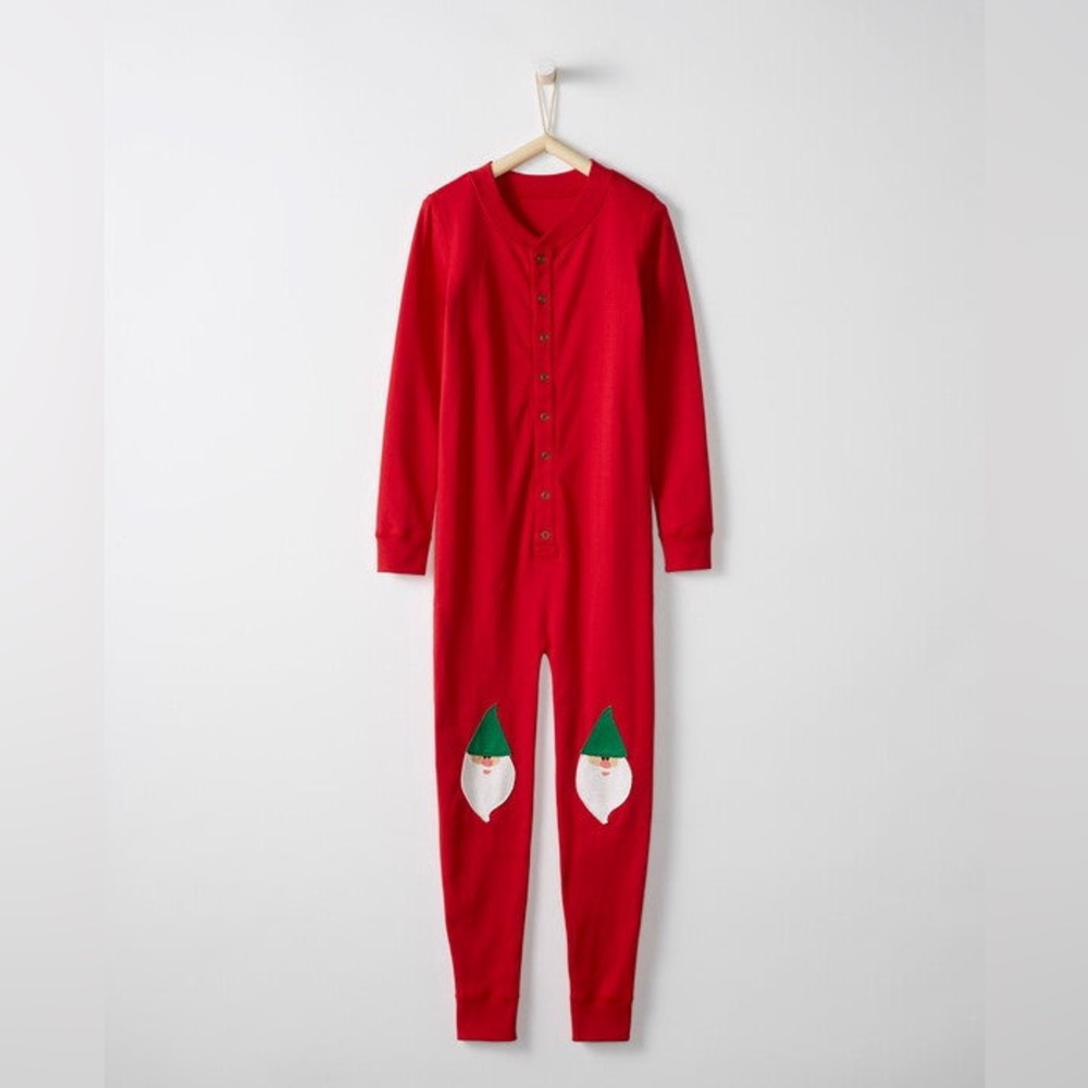 Hanna Andersson Christmas Gnome Tomte Union Suit Pajamas Size: 160 (14)